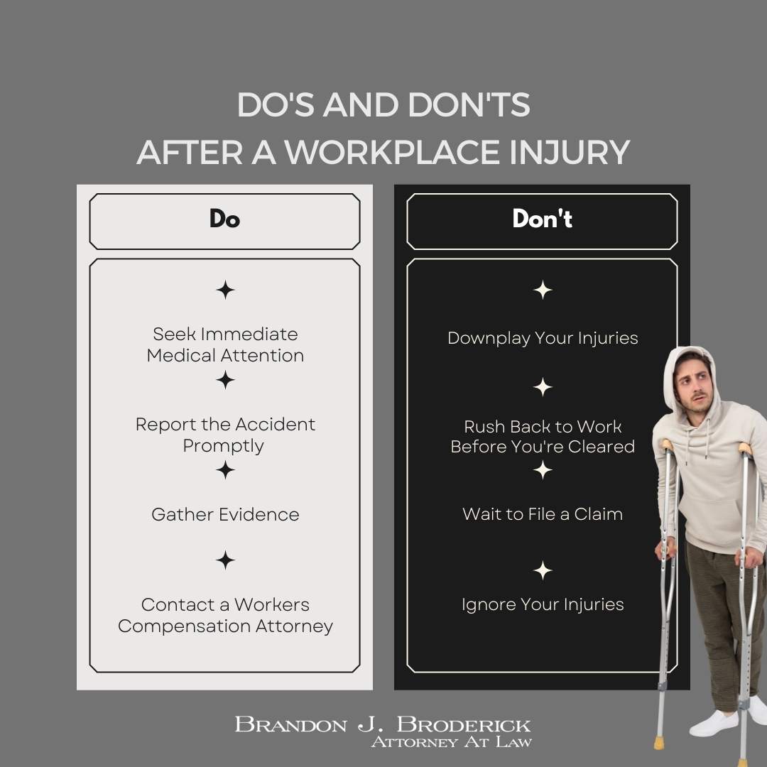 What to do after a workplace injury