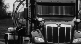 large truck on new jersey road