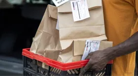 New York food delivery driver accident