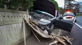 single vehicle accident along New Jersey highway