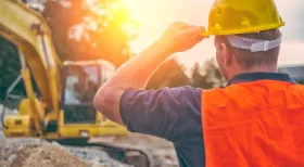 Hurt construction worker onsite in New York