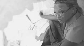 Woman filing a workers compensation claim in New York