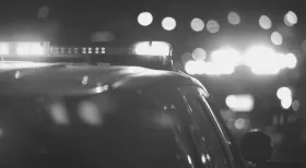 CT police cars after a car accident