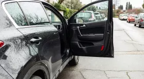 Car doors open cause bicycle accident