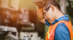 New Jersey worker suffering from heat exhaustion