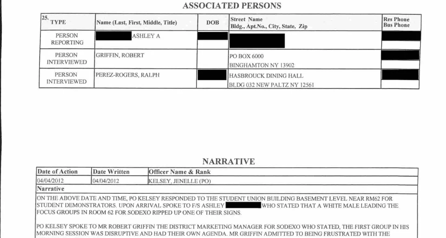 a Police Report