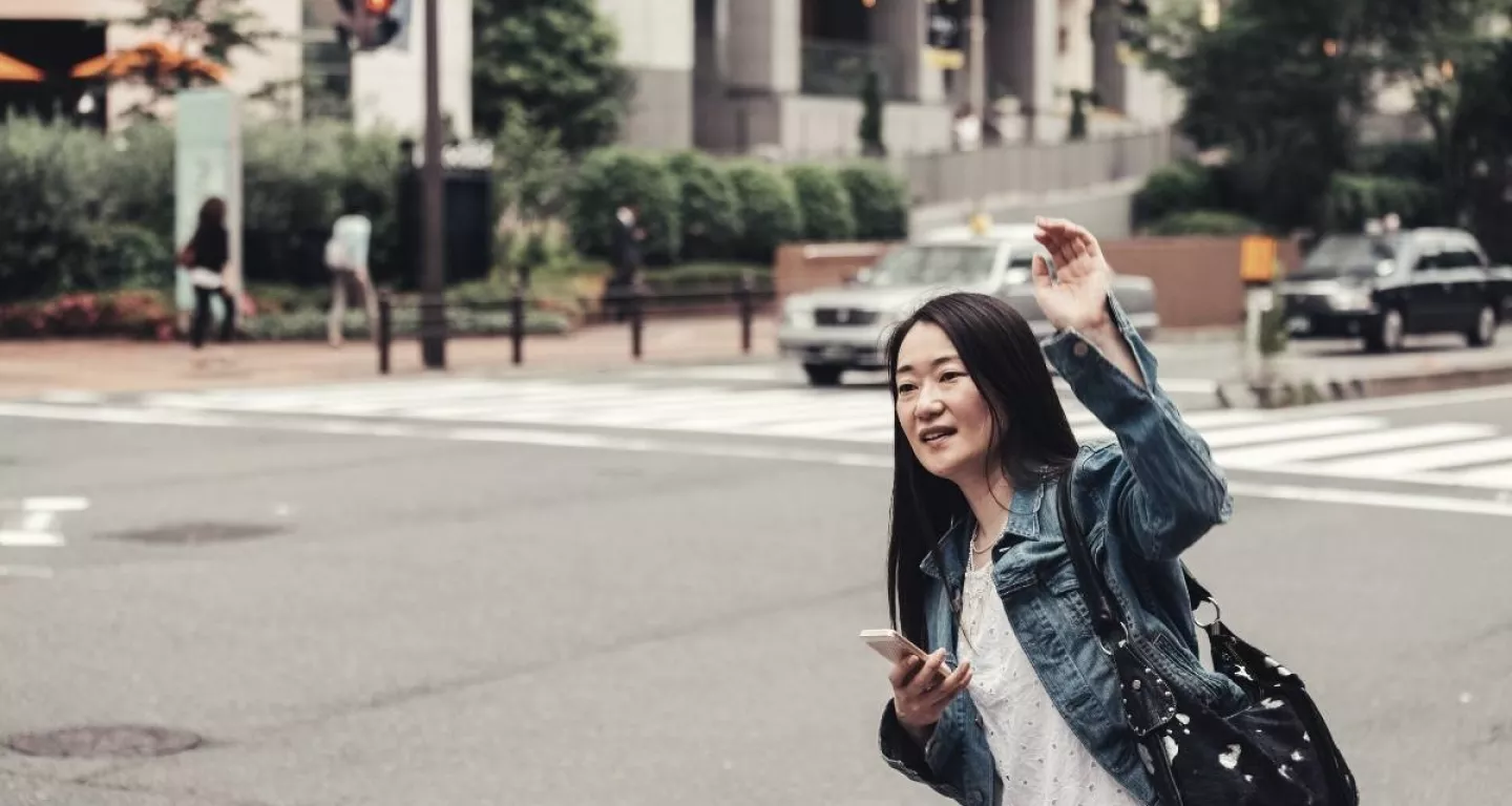 pedestrian on new york street hit by an uber driver