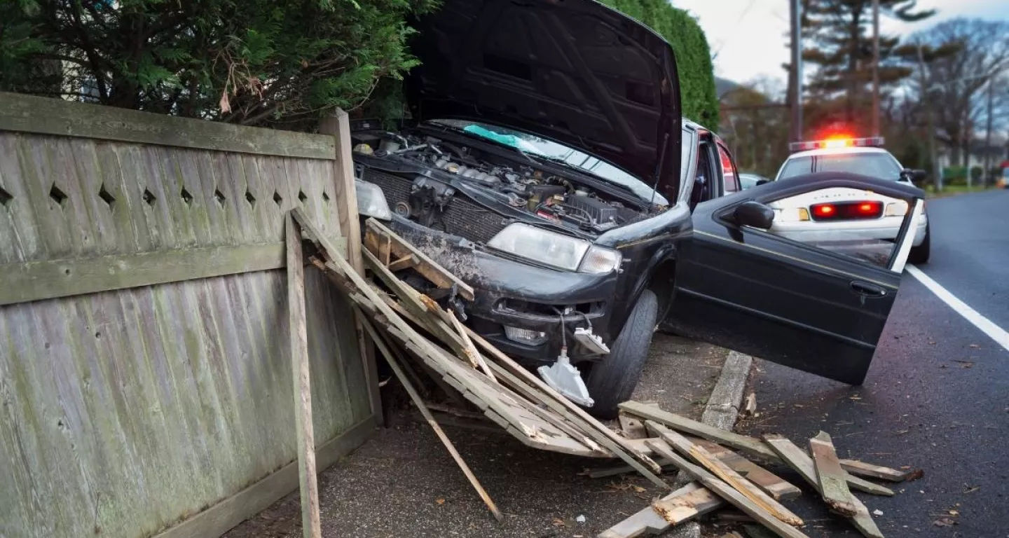 single vehicle accident along New Jersey highway